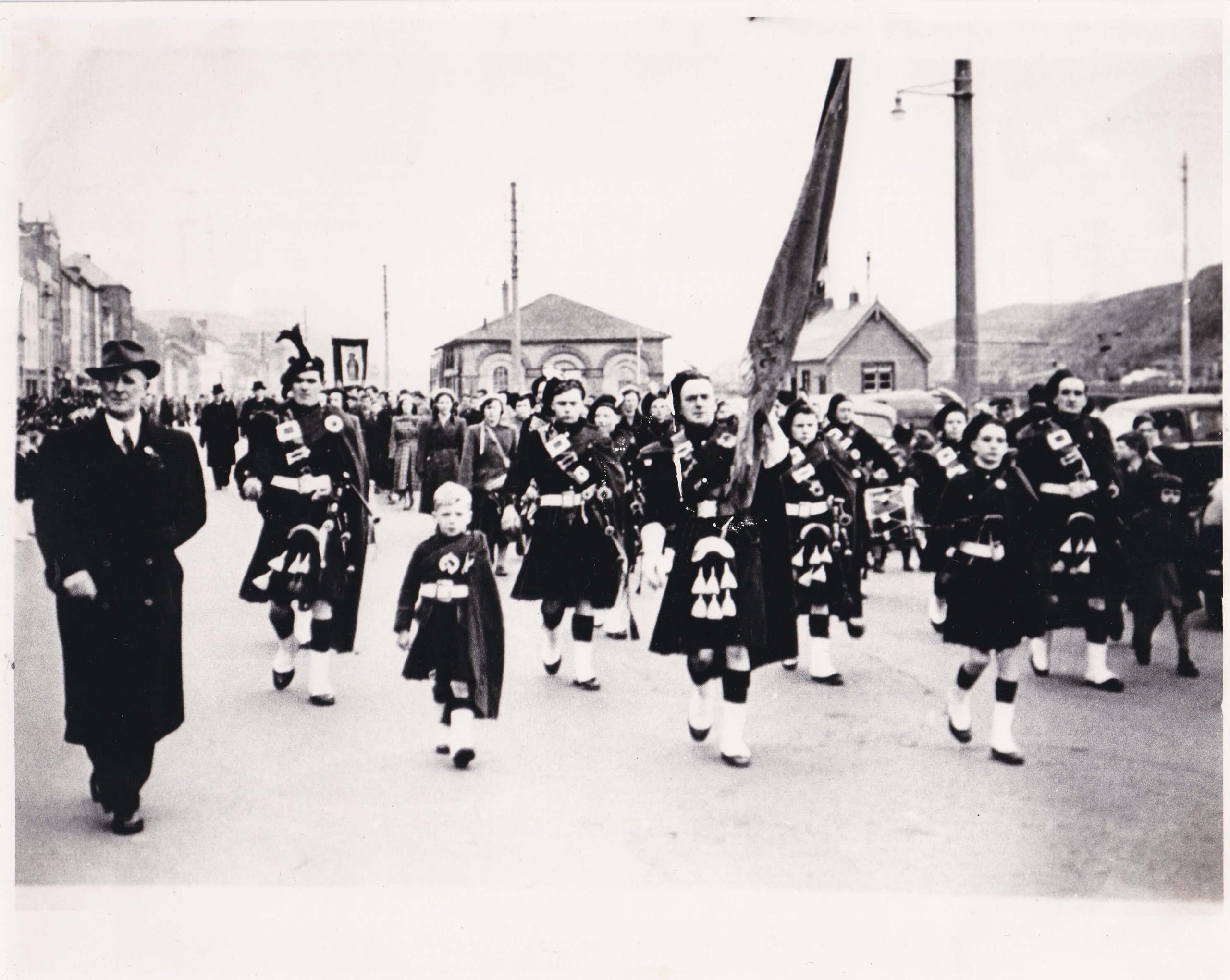 1950s Na Fianna Pipe Band